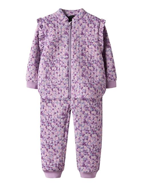 name it | Nmfmoon Quilted Set Aop 1Fo | 116