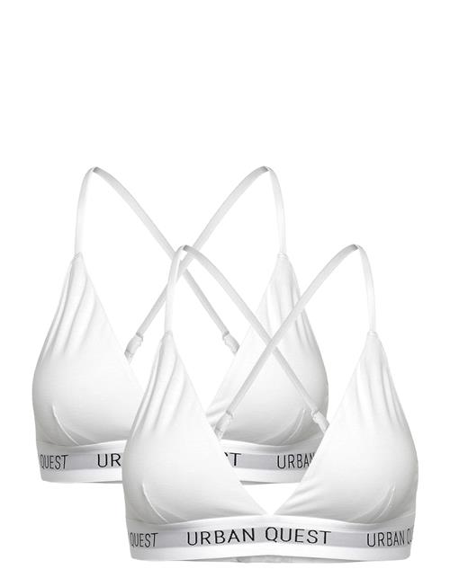 URBAN QUEST | 2-Pack Women Bamboo Triangle Bra | XL