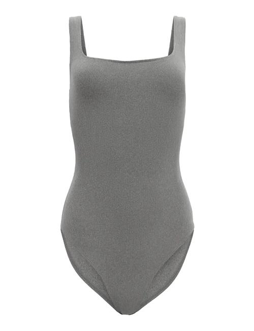Girlfriend Collective | Square Neck Bodysuit, Thong | XXXL