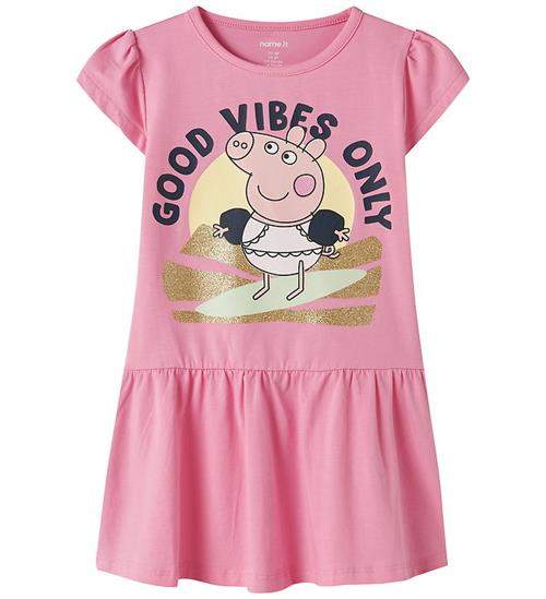 Name It Kjole - NmfArina - Gurli Gris - Pink Drink