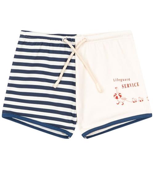 Konges Sløjd Badebukser - Aster - Marin Stripe