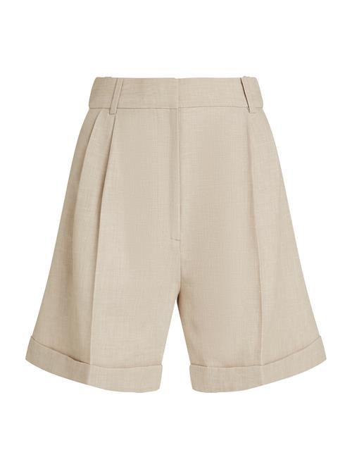 TOMMY HILFIGER Bukser med lægfolder  ecru