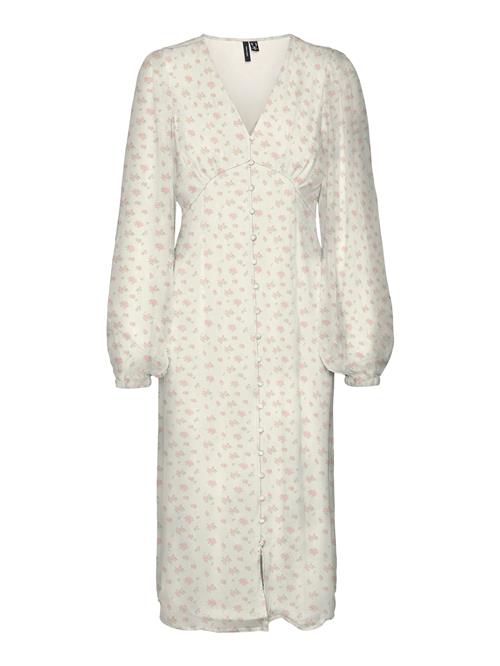 VERO MODA Kjole 'VMSMILLA'  pastelgrøn / lyserød / hvid