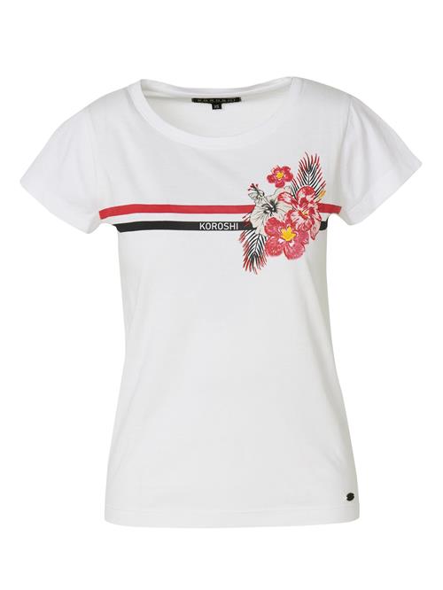 KOROSHI Shirts  blå / rød / hvid