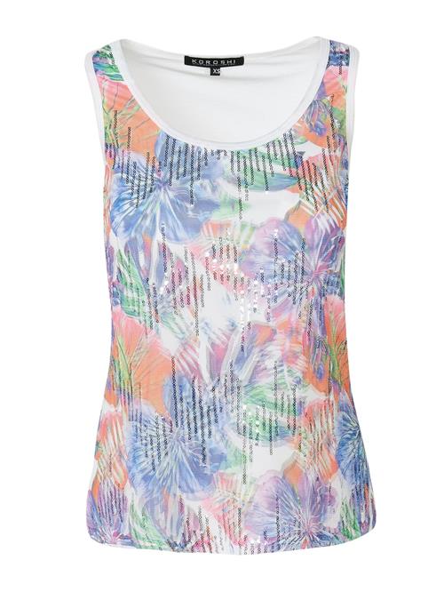 KOROSHI Overdel  violetblå / orange / lyserød / hvid