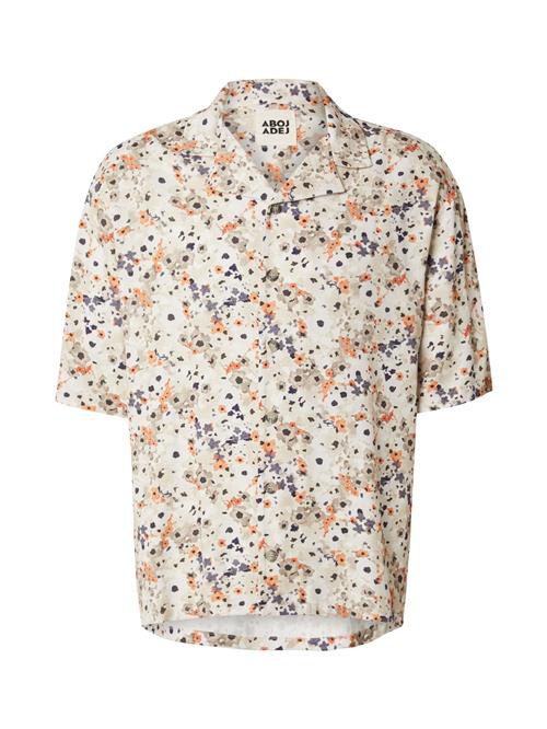 ABOJ ADEJ Skjorte 'Lishan'  creme / ecru / grå / orange