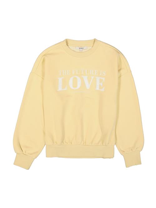 GARCIA Sweatshirt  gul / hvid