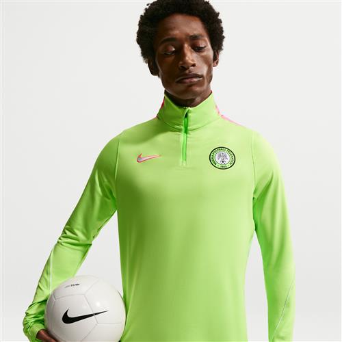 Nigeria Strike Nike Dri-FIT-fodboldtræningstrøje til mænd - grøn
