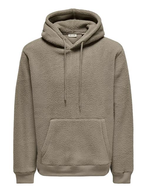 ONLY & SONS | Onsemilio Reg Teddy Hoodie Sweat Vd | M