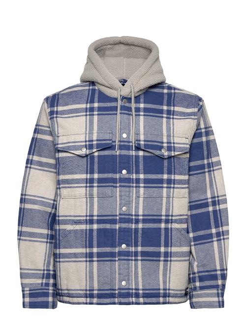 VANS | Piedmont Hooded Plaid Shacket | L