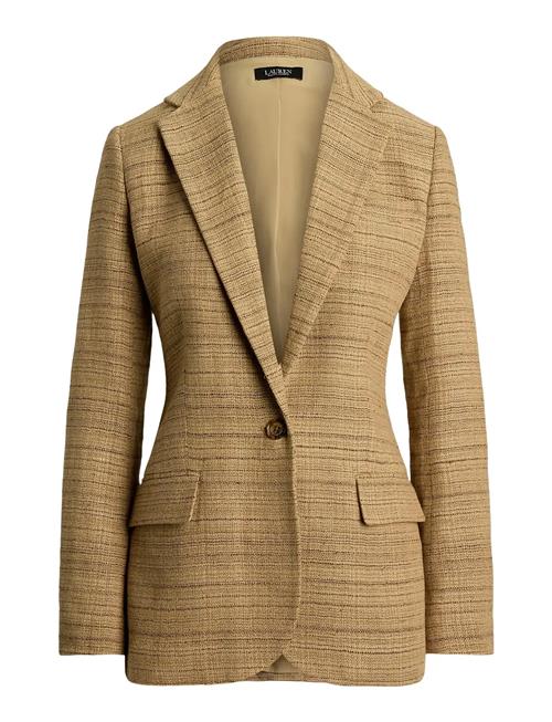 Lauren Ralph Lauren | Herringbone Linen-Blend Tweed Blazer | 34