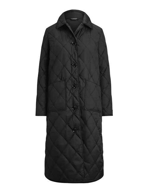 Lauren Ralph Lauren | Logo Quilted Down Long Coat | XS