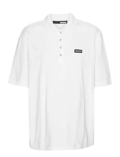 ROTATE Birger Christensen | Cotton Short Sleeve Polo | S