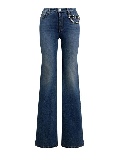 Lauren Ralph Lauren | Chain-Trim High-Rise Flare Jean | 40