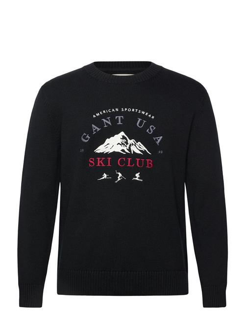 GANT | Embroidered Graphic C-Neck | XXXL