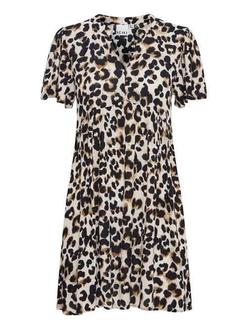 ICHI Kjole 'Marrakech'  beige / brun / sort