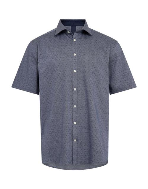 Knitted shirt s/s modern fitting