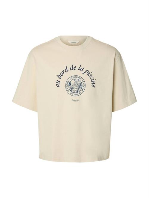 SLHBOXYNORMAN GRAPHIC SS O-NECK TEE