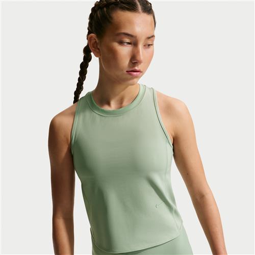 Maskinstrikket Nike MAVN Dri-FIT-tanktop til piger - grøn