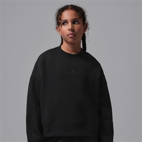 Jordan Dri-FIT Performance Sport-crewtrøje til større børn - sort