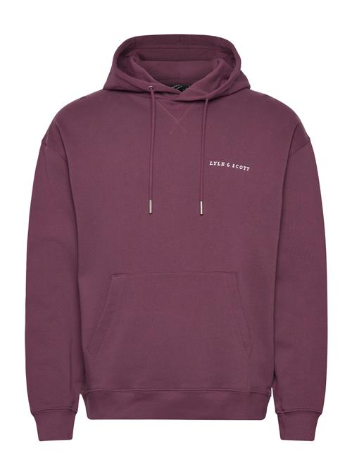 Lyle & Scott | Script Brushback Pullover Hoodie | M
