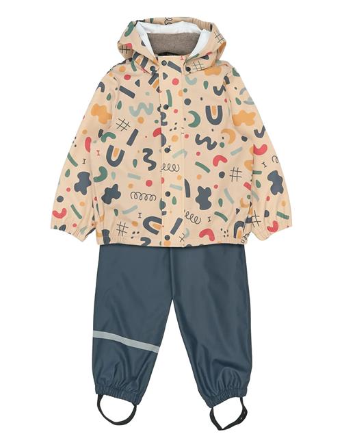 mikk-line | Pu Rain Set Aop W. Susp/104 | 80