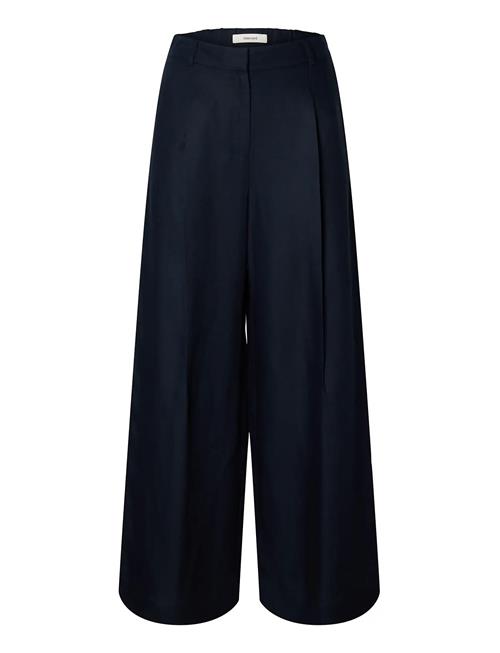 Selected | Slflyra Hw Wide Linen Blend Pant Noos | 40