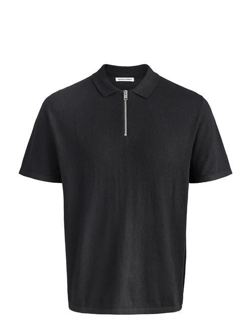 Jack & Jones | Jjeemil Knit Zip Polo Ss Sn | S