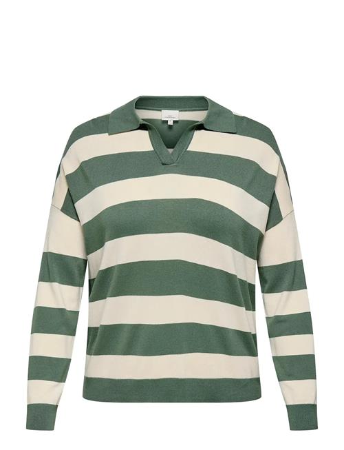 ONLY Carmakoma | Carmeddie Life Ls Stripe Collar Pull Knt | 54