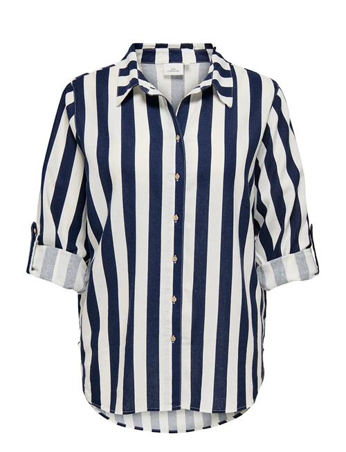 ONLY Carmakoma | Cargoa 3/4 Strap Linen Bl Shirt Cc Pnt | 44