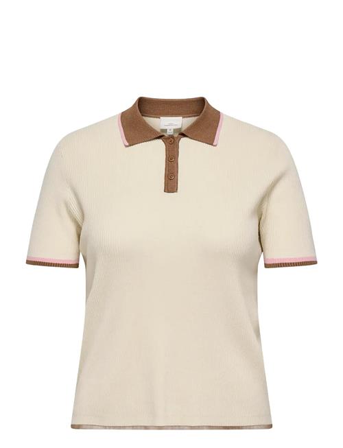 ONLY Carmakoma | Carmeddi Life Ss Contrast Polo Knt | 46-48