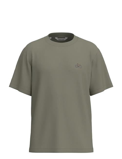 Selected | Slhreg-Ripley Ss Emb Tee Ex | L