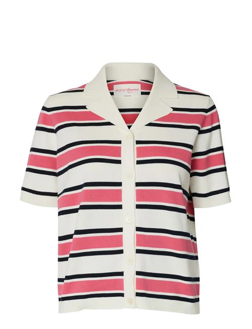 Selected | Slfamour Ss Knit Polo Cardigan | XL