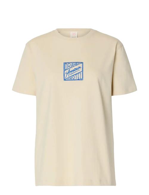 Selected | Slfrelaxed Brook Ss Hotel Amour Tee | M
