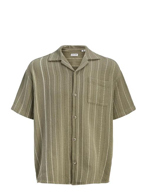 Jack & Jones | Jjebradley Striped Resort Shirt Ss Ln | L