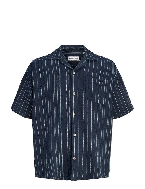 Jack & Jones | Jjebradley Striped Resort Shirt Ss Ln | XL
