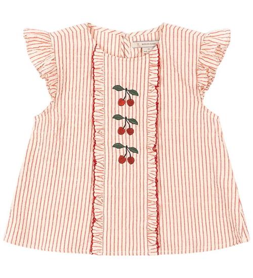 Konges Sløjd Bluse - Ellie - Frill - Amour Stripe