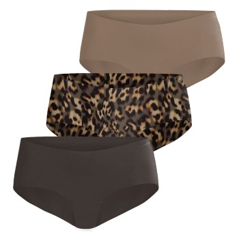 Björn Borg Trusser 3P Invisible Hipster Brun mønstret Medium Dame