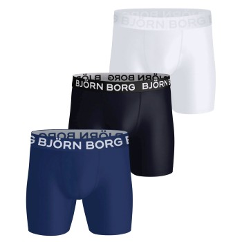Björn Borg 3P Sports Microfiber Boxers Flerfarvet polyester XX-Large Herre