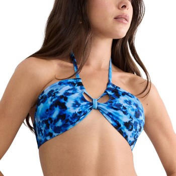 Triumph Midnight Swim Bandeau Blå Mønster D 36 Dame