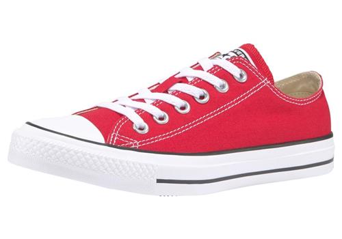 CONVERSE Sneaker low  rød / sort / hvid