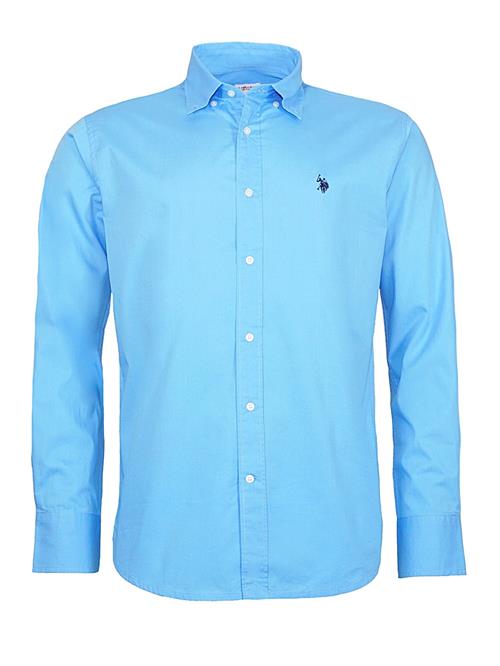 U.S. POLO ASSN. Skjorte  himmelblå
