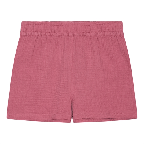 BIRKHOLM Muslin Shorts Hindbær Rosa