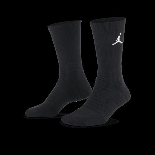 Jordan Flight Crew-basketballstrømper - sort