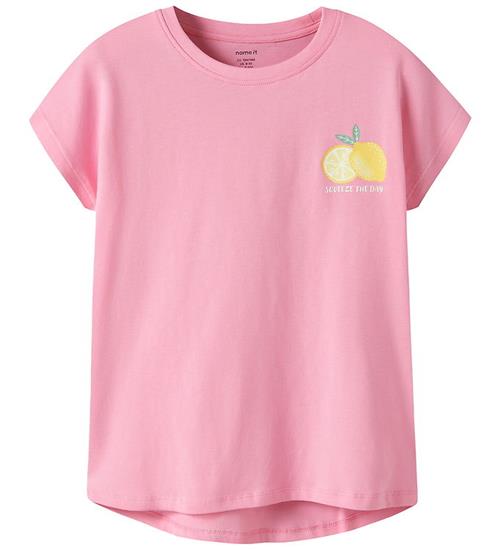 Name It T-shirt - NkfVarutti - Pink Drink/Lemons