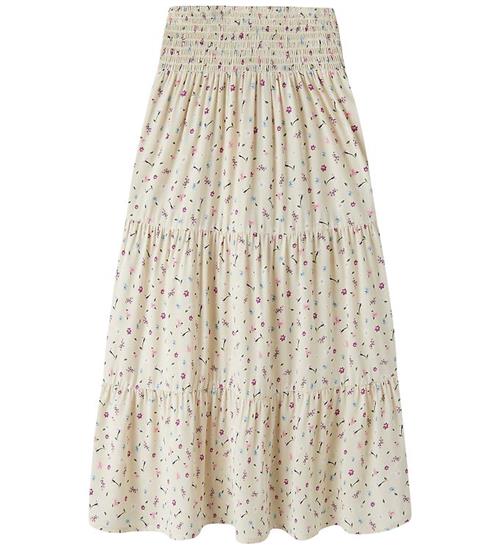 Name It Nederdel - NkfVinaya - Almond Milk/Cute Flowers