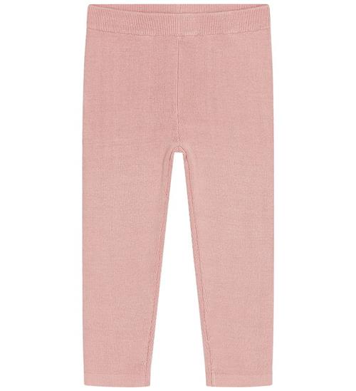 Hust and Claire Leggings - Bomuld/Bambus - HCLui Knit Rib - Dust