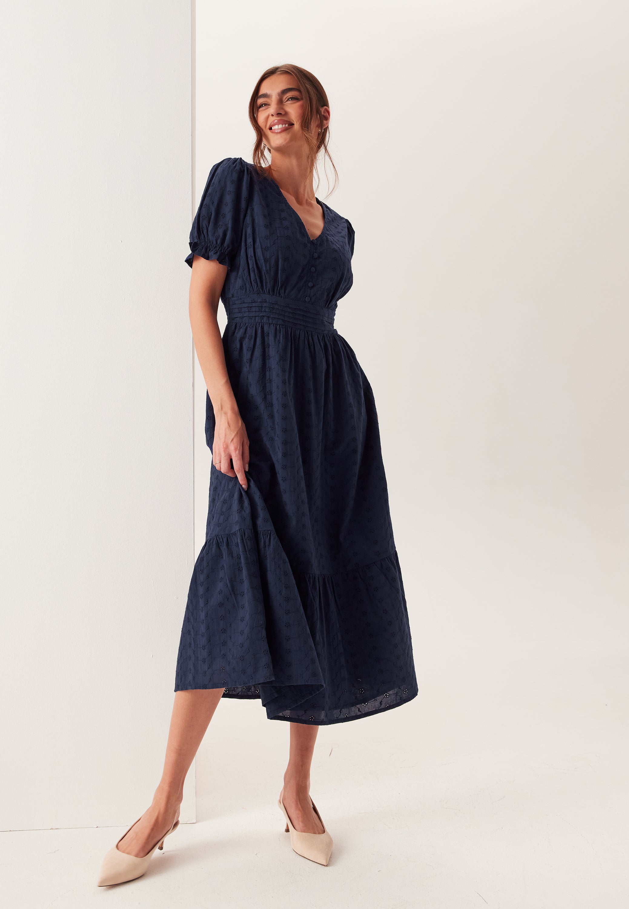 BUBBLEROOM Broderie Anglaise Dress