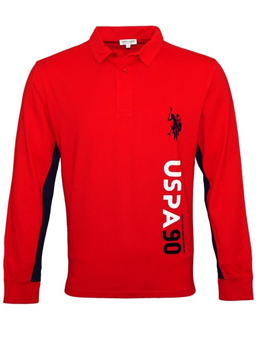 U.S. POLO ASSN. Bluser & t-shirts  rød / sort / hvid