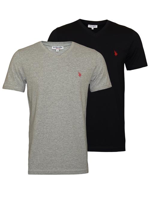 U.S. POLO ASSN. Bluser & t-shirts  grå-meleret / sort